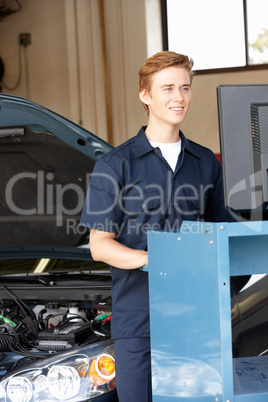 Mechanic at work