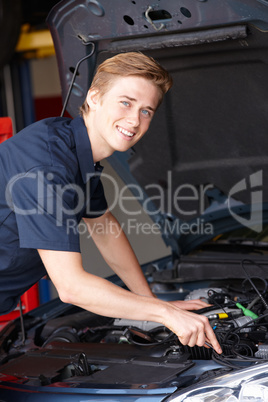 Mechanic at work