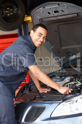 Mechanic at work