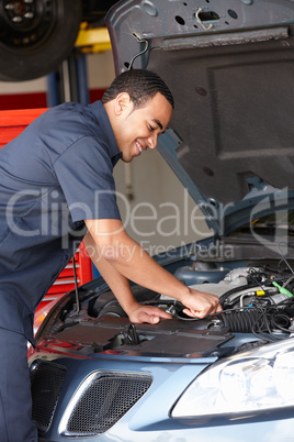 Mechanic at work