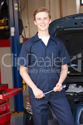 Mechanic at work