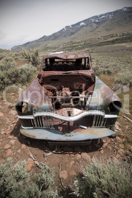 Old abandoned truck