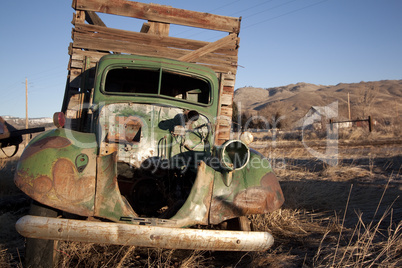 Old abandoned truck