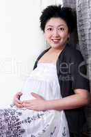 Asian Pregnant woman.