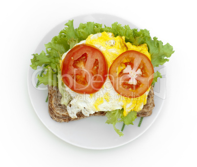 Egg sandwich.