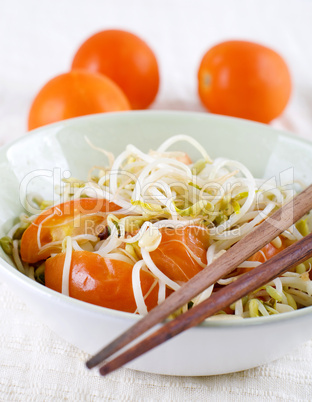 Bean sprouts.