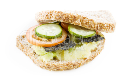 Healthy sandwich.