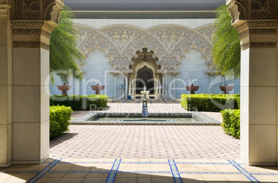 Moroccan Architecture Inner Garden.