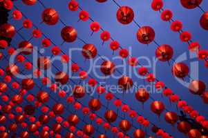 Chinese lanterns display