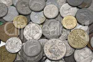 different currency coins