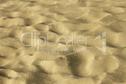 Wavy yellow sand