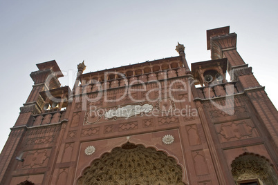 Badshahi Mosque front, beautiful architecture of islamic world