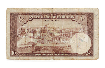 Old Ten rupee note