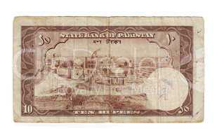 Old Ten rupee note
