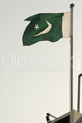 Pakistan Flag Waving