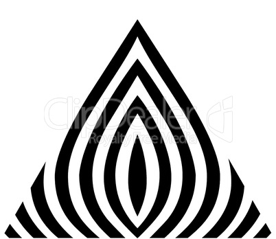Triangular zebra stripes