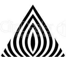 Triangular zebra stripes