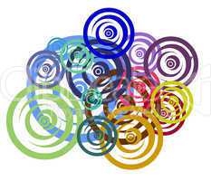 Organic colourful rings