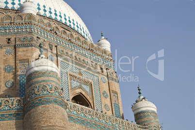 Shahrukhn-e-Alam Tomb Closeup