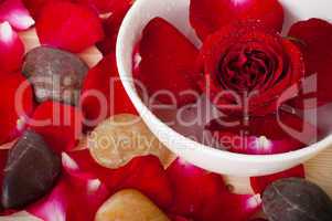 Rose petal spa