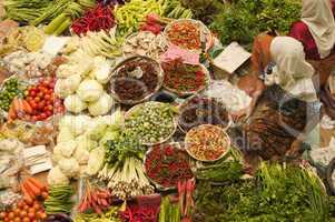 Vegetable market.