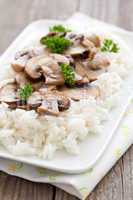 Risotto mit Pilzen / risotto with mushrooms