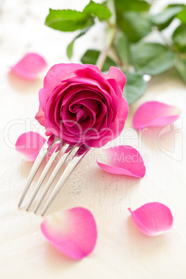 Gabel und Rose / fork and rose