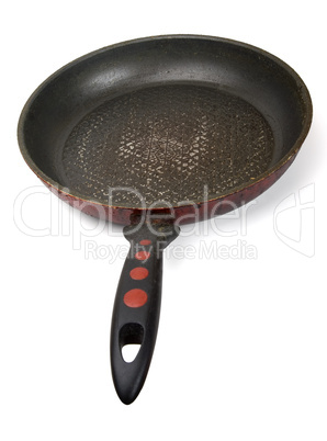 Dirty old frying pan