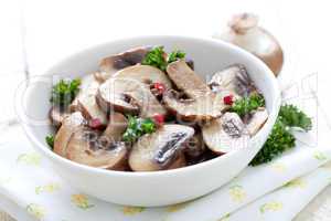 gebratene Champignons / fried mushrooms