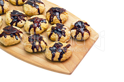 cookies with nuts watered chocolate