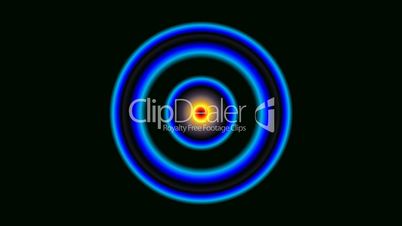 Color flickering circles and rings