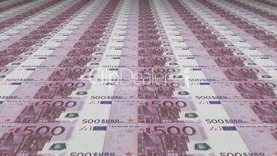 Uncut Euro Banknotes