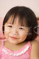 Portrait of a little Asian girl