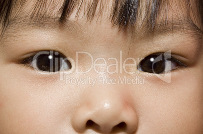 Concept photo of Asian eye.