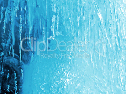 natural blue ice texture