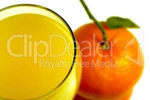 orange juice and mandarin fruit