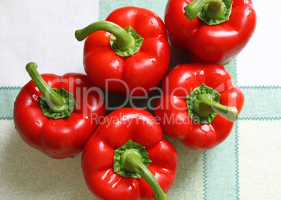 red sweet peppers