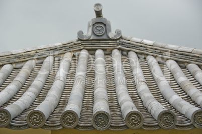 Detail of a Japanese roof