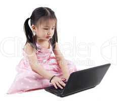 Child Using Laptop