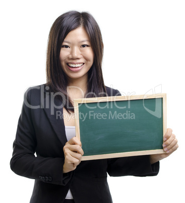 Blank blackboard