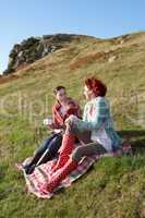 Women on country picnic