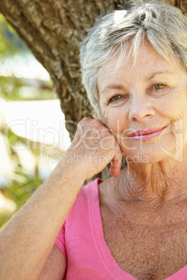 Portrait of senior woman