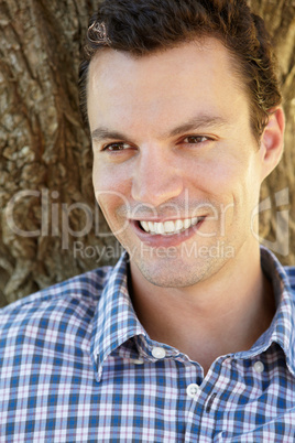 Portrait of young man