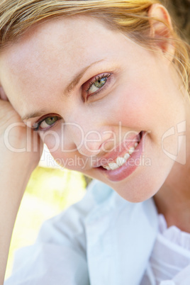 Portrait of young woman