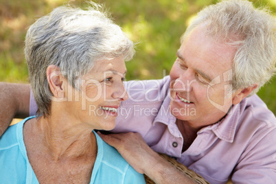 Portrait of senior couple