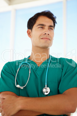 Young male doctor