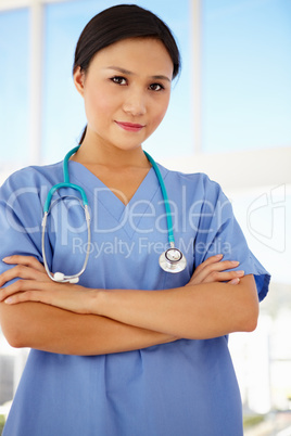 Young female doctor