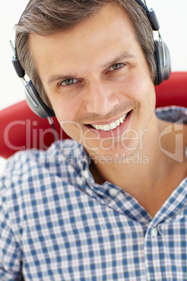 Man with headphones