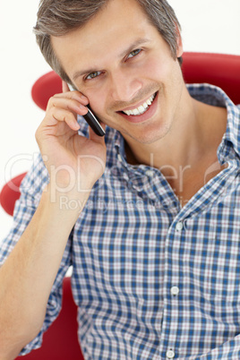 Man talking on the phone