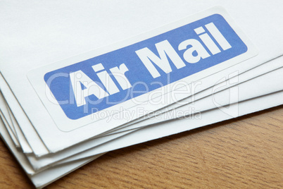 Air mail documents for despatch